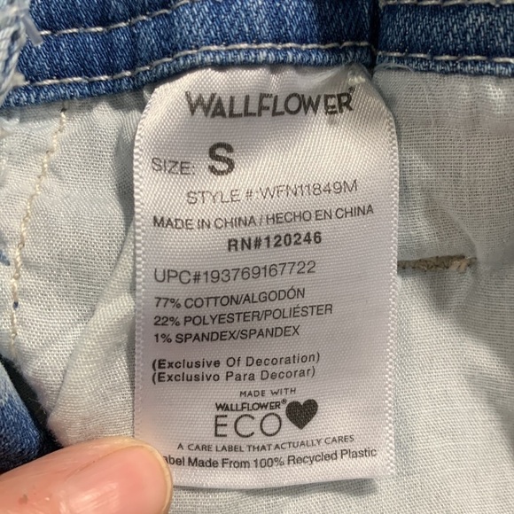 Wallflower Bib Shorts Overalls Size Small, very good condition see measurements - Picture 4 of 5